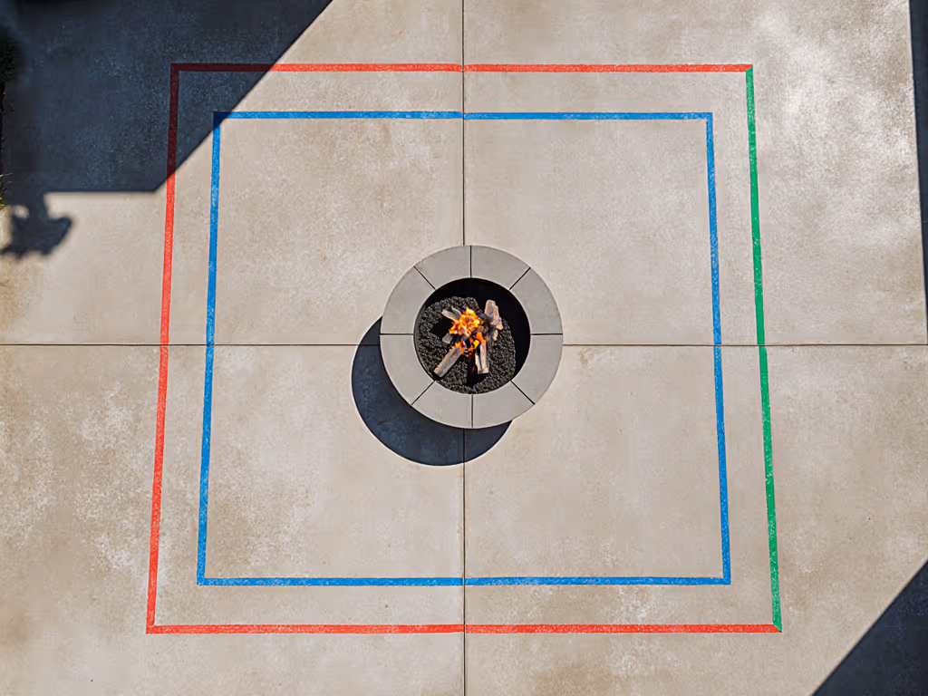 chalk-marked_fire_pit_safety_zones_on_a_patio