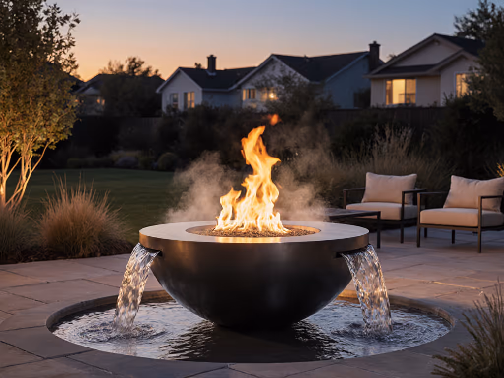 Fire + Water Features That Respect Neighbors