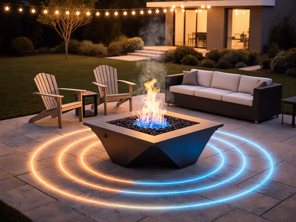 Fire Pit Heat Patterns: Real Data on Warmth Radius Zones