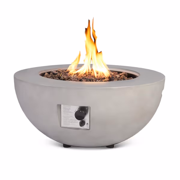 31.5 Inch Round Propane Fire Pit Table